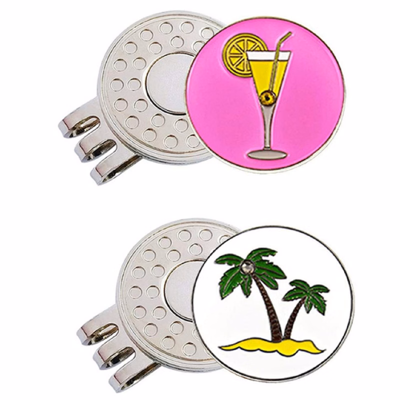 Golf Ball Marker Magnetic Hat Clip