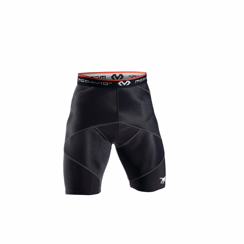 Cross Compression Short w/Hip Spica Blk/Blk/Gry