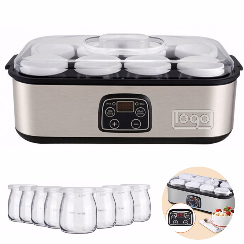Yogurt Machine with 8 Glass Jars