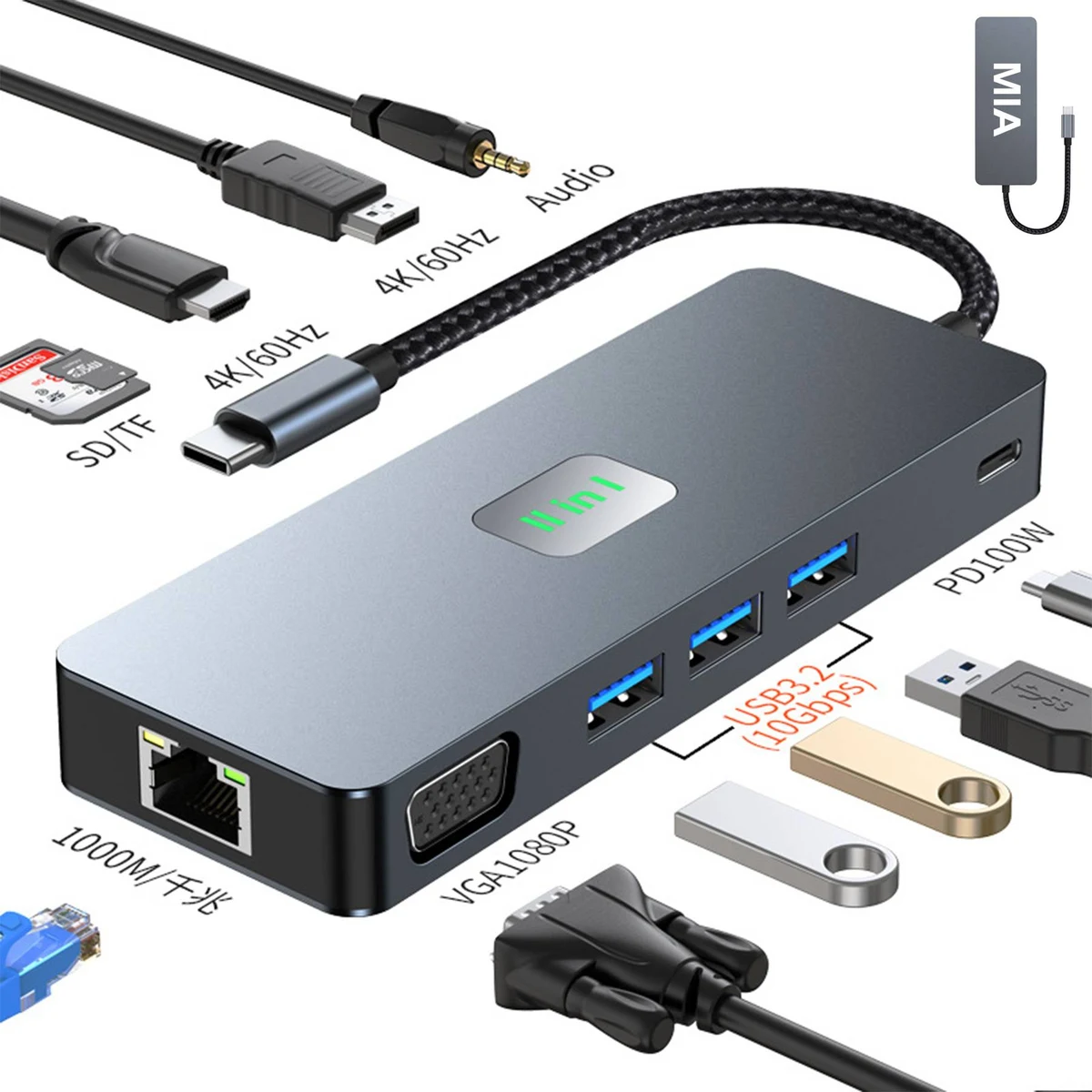Alloy 11 In 1 Docking Station 1