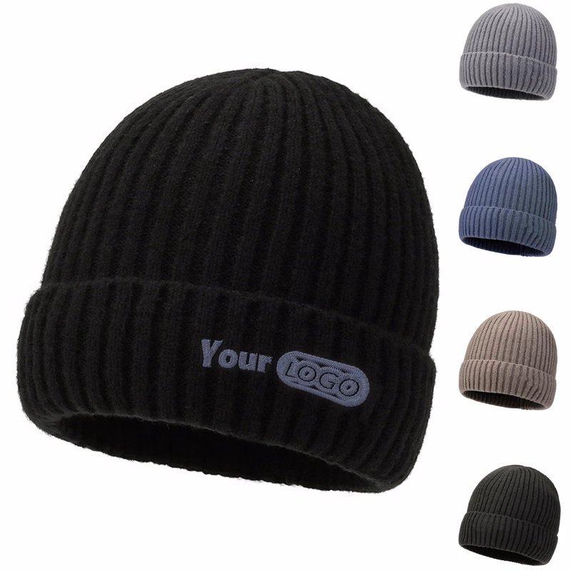 Knit Fabric Outdoor Winter Thick Cold Hat