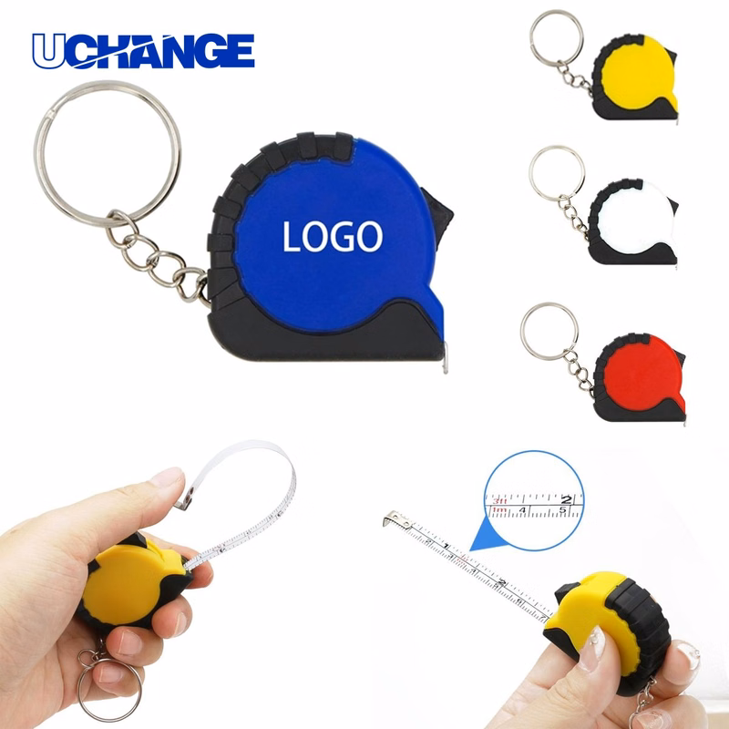 Plastic Tape Measure Keychain Tool