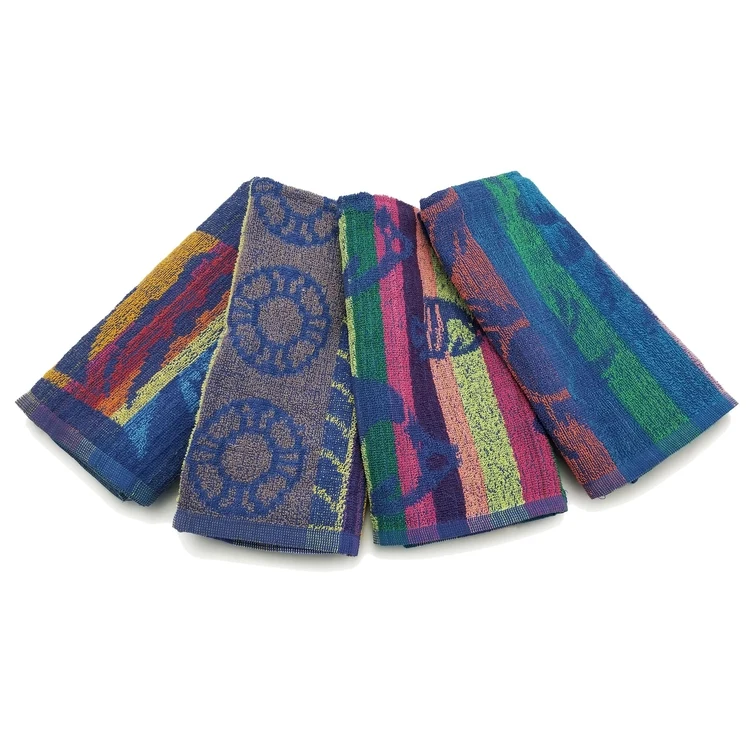 29x59 Economy Jacquard Assorted Design Towels 1