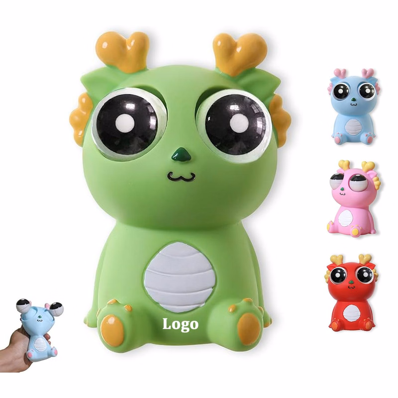 Pop-Out Eye Dragon Squeeze Toy