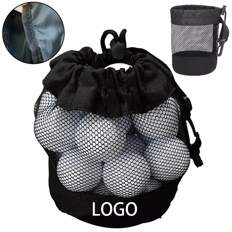 Compact Nylon Golf Ball Carrying Bag