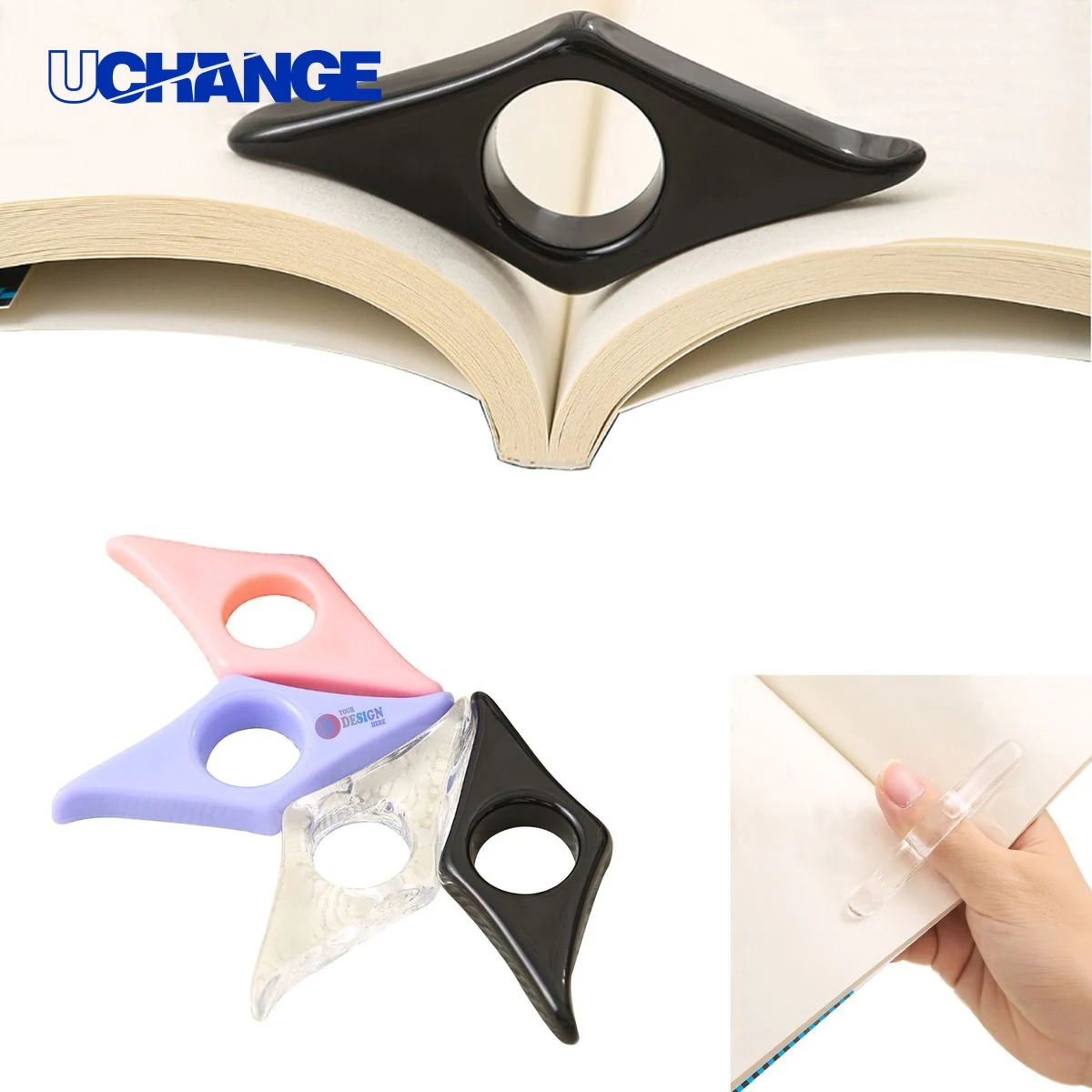 Acrylic Thumb Book Holder Bookmark 1