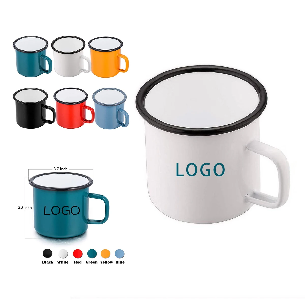 Enamel Camping Coffee Mug 1