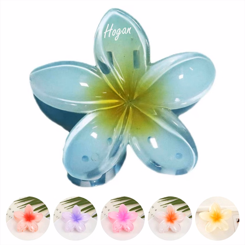 Acrylic Frangipani Hairpin