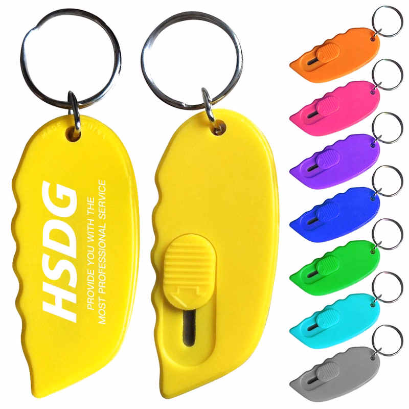 Mini Box Opener With Blade Key Chain