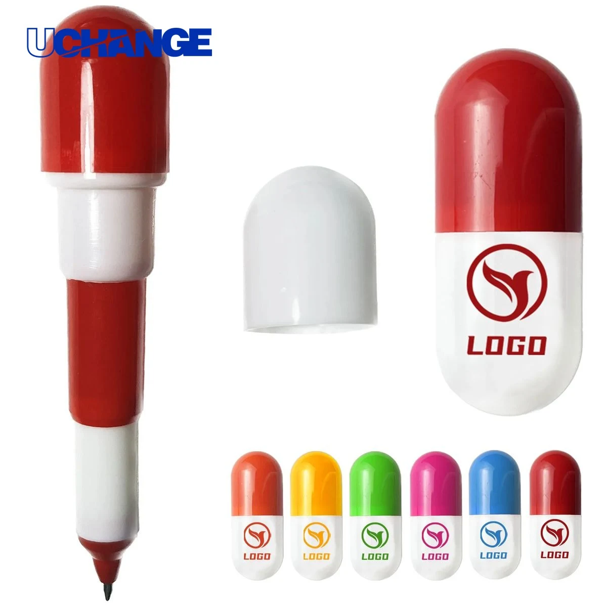 Retractable Capsule Ballpoint Pen for Travel 1