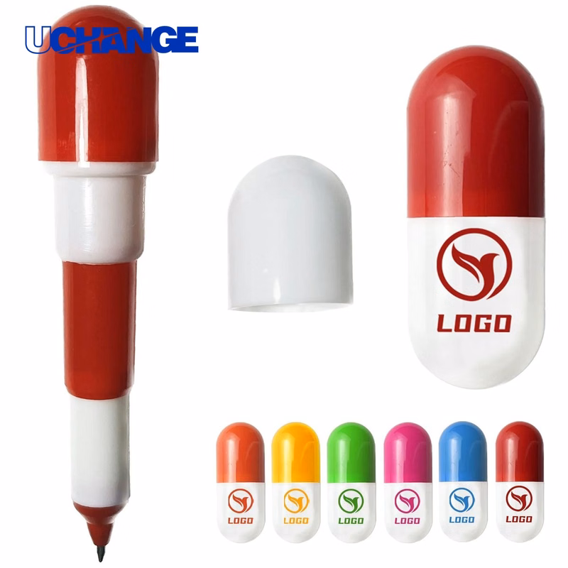 Retractable Capsule Ballpoint Pen for Travel