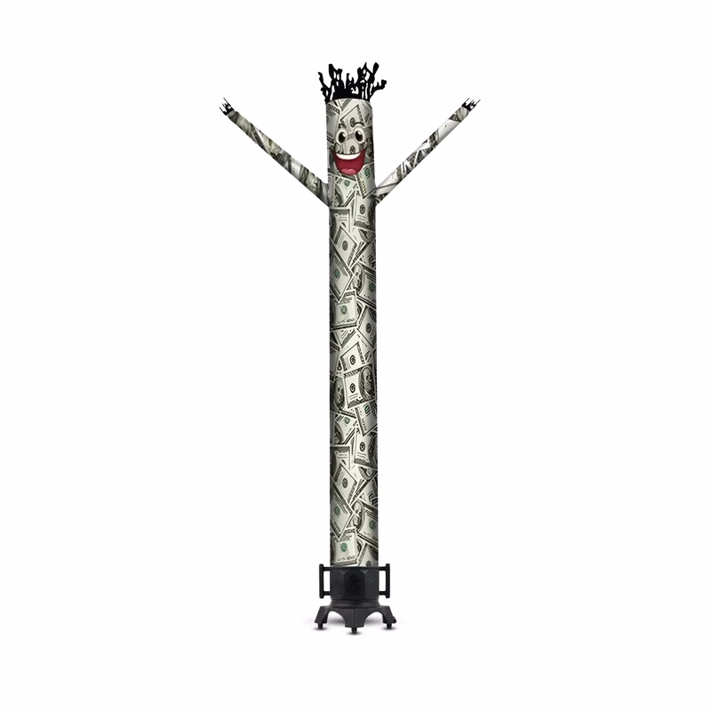 Billionaire Inflatable Tube Man Character with Blower