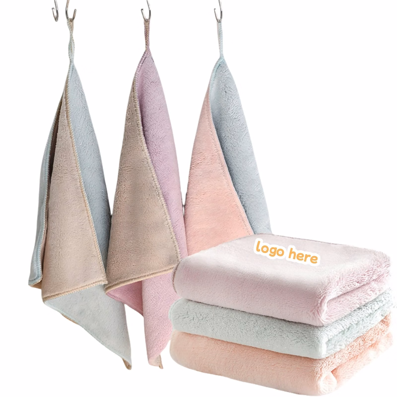 Three-piece Two-tone Dish Towel