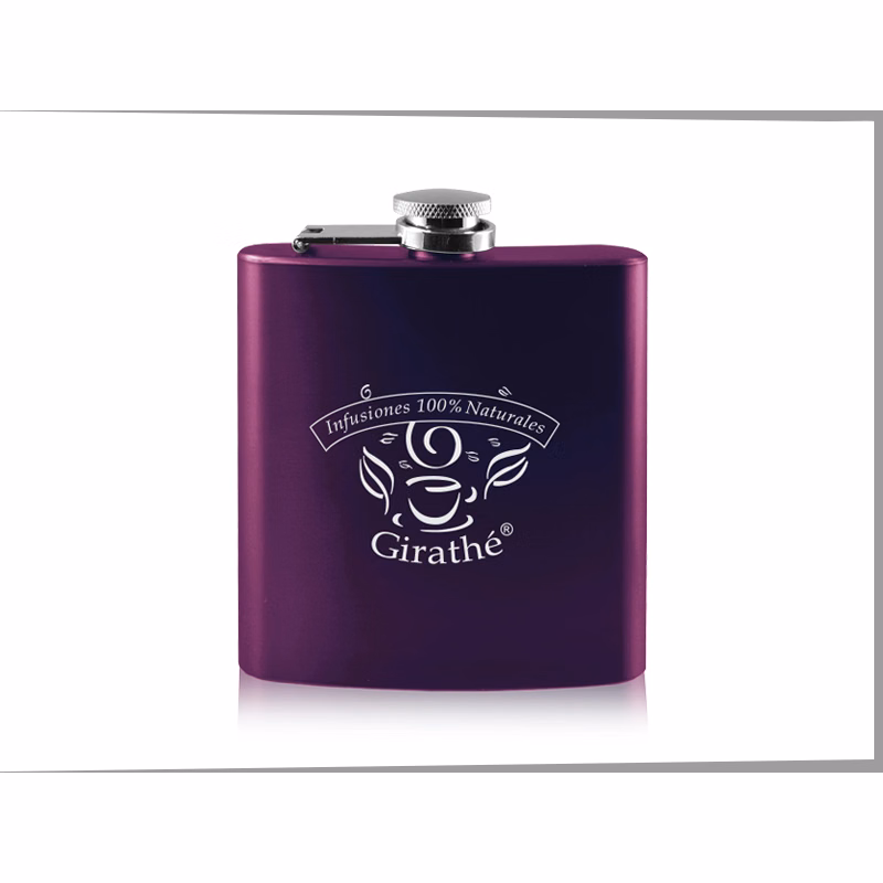6 oz. Old Fashioned Colored Flask