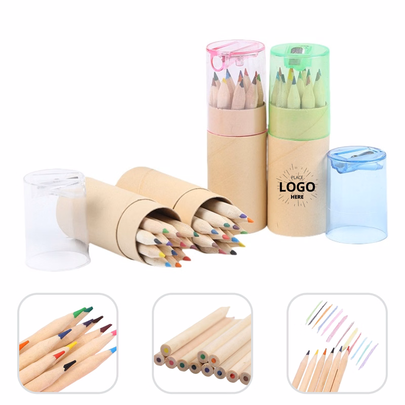 Colored Pencils with Sharpener