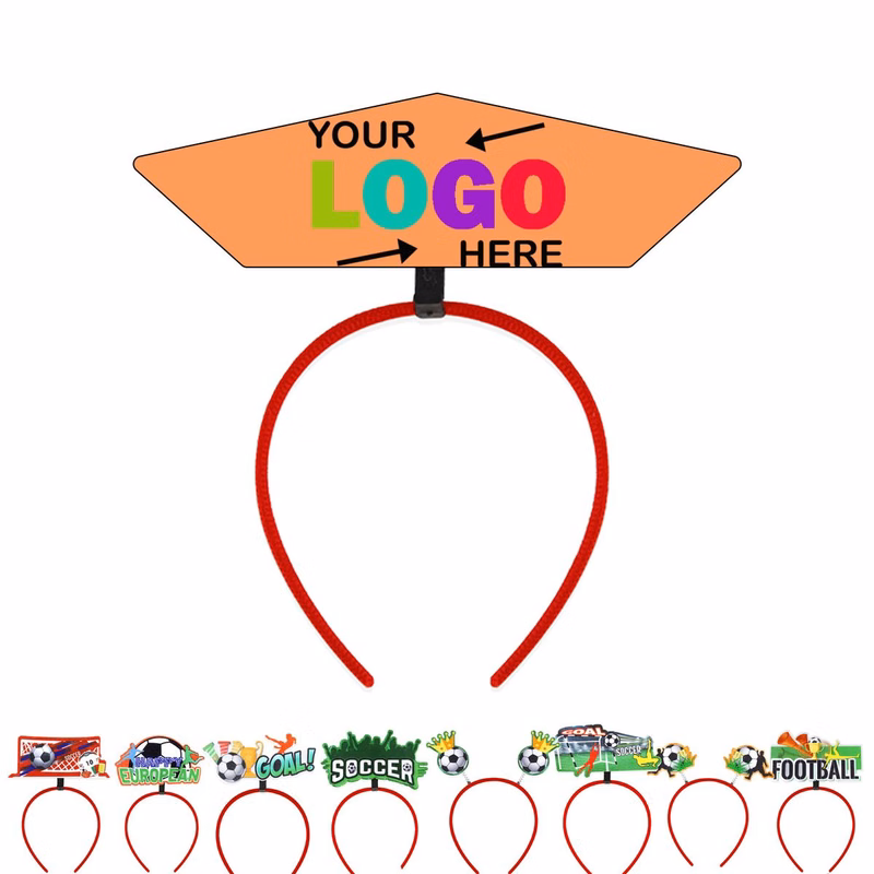 Felt Material Game Day Fan Spirit Cheer Supporting Hair Accessory