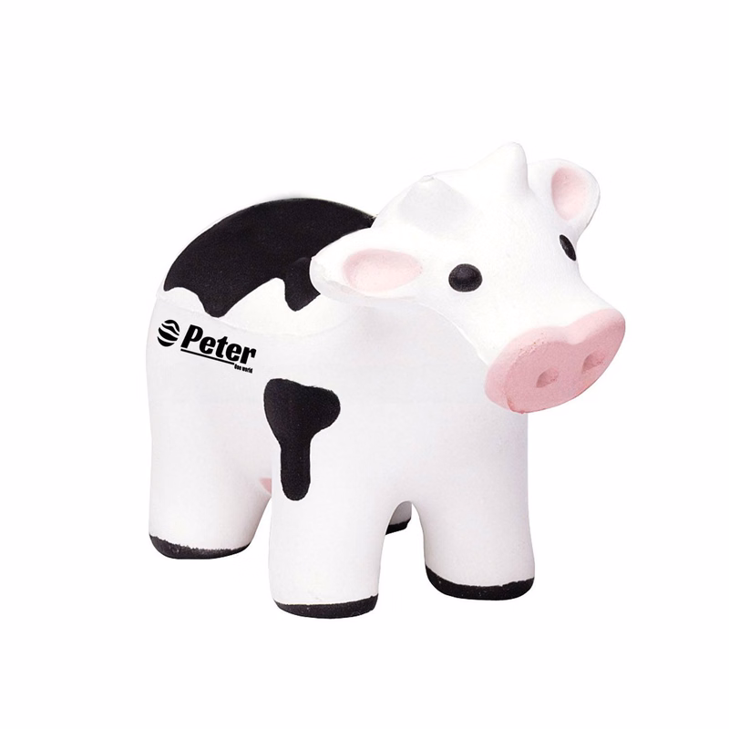Soft Cute Cow Stress Reliever Fun Squeeze Toy
