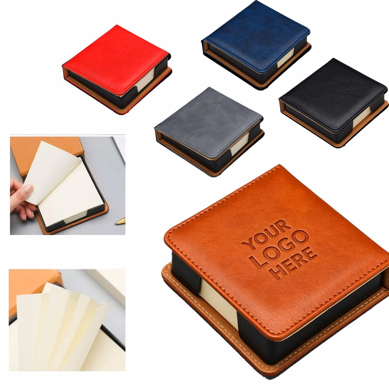 Business PU Memo Box With Debossed Logo