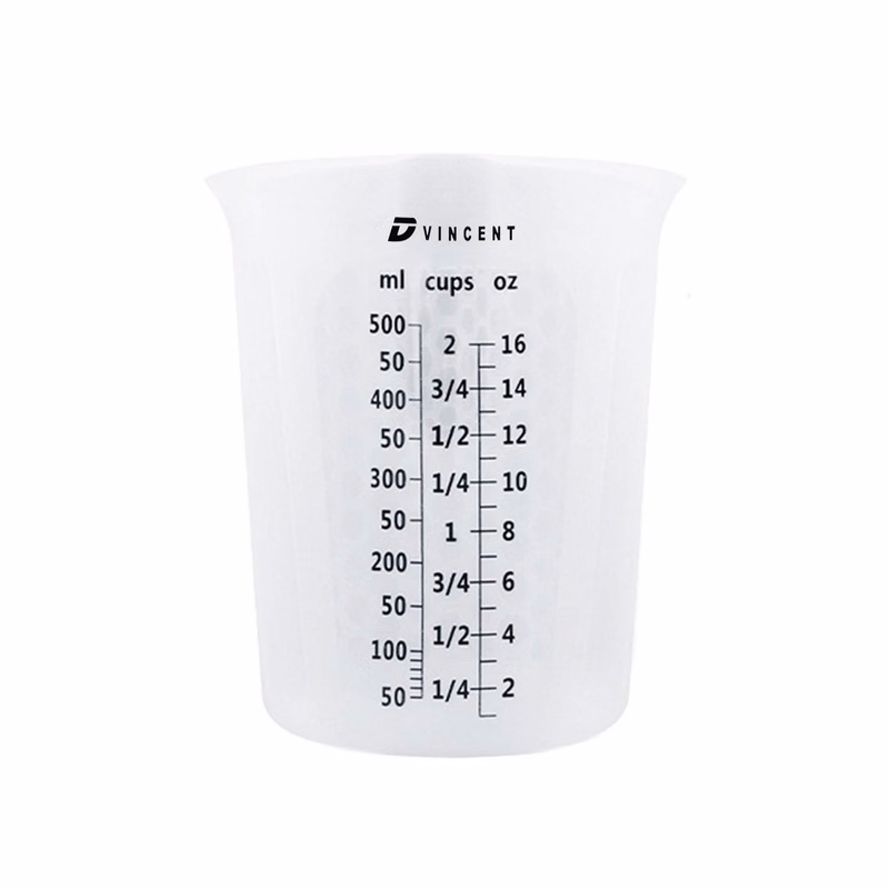 18oz Durable Clear Food Grade Silicone Measuring Cup
