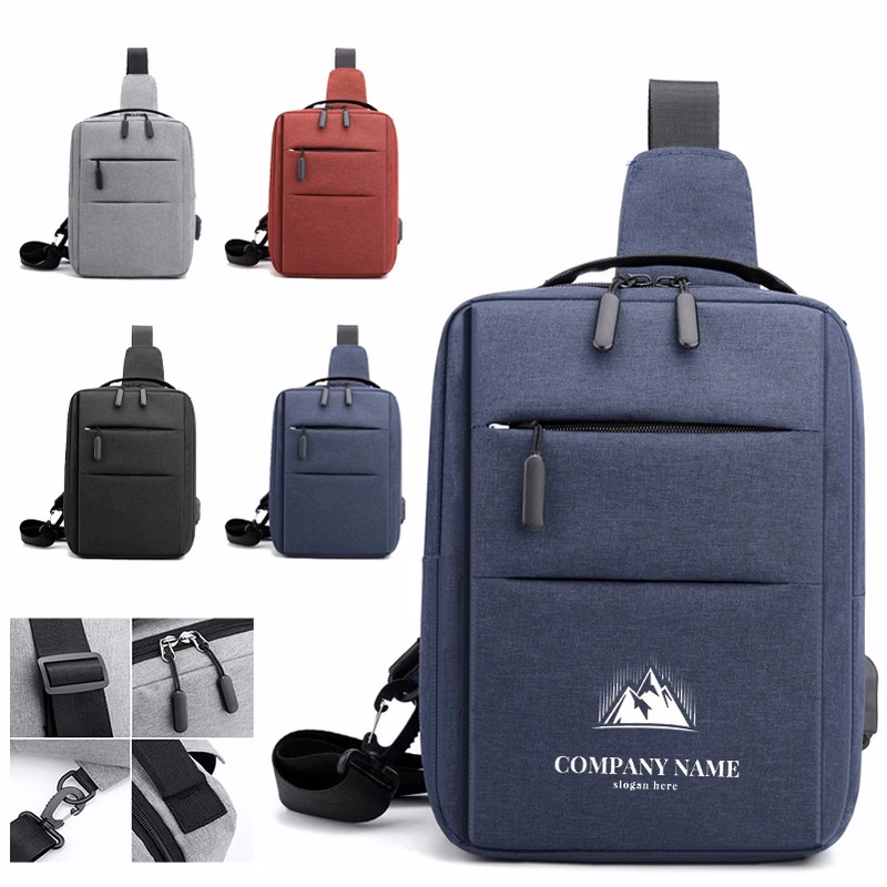 Waterproof Men Casual Sling Chest Crossbody Bag