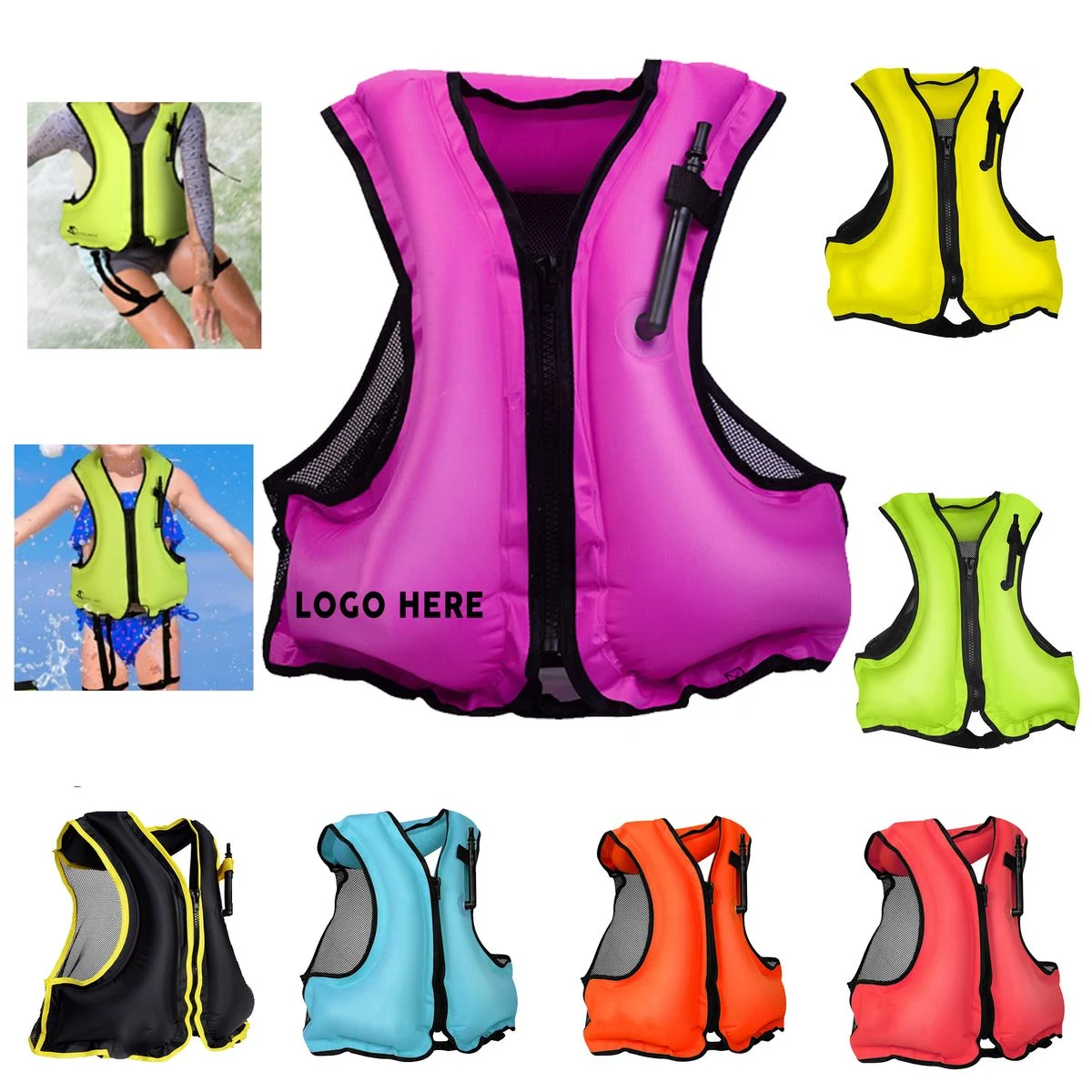 Rapid Inflate Buoyancy Vest For Swimming Surfing Diving & Boating 1