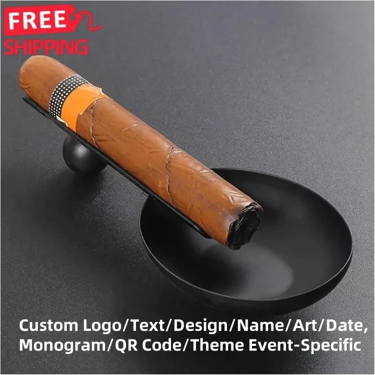 Stainless Steel Spoon Cigar Ashtray 1