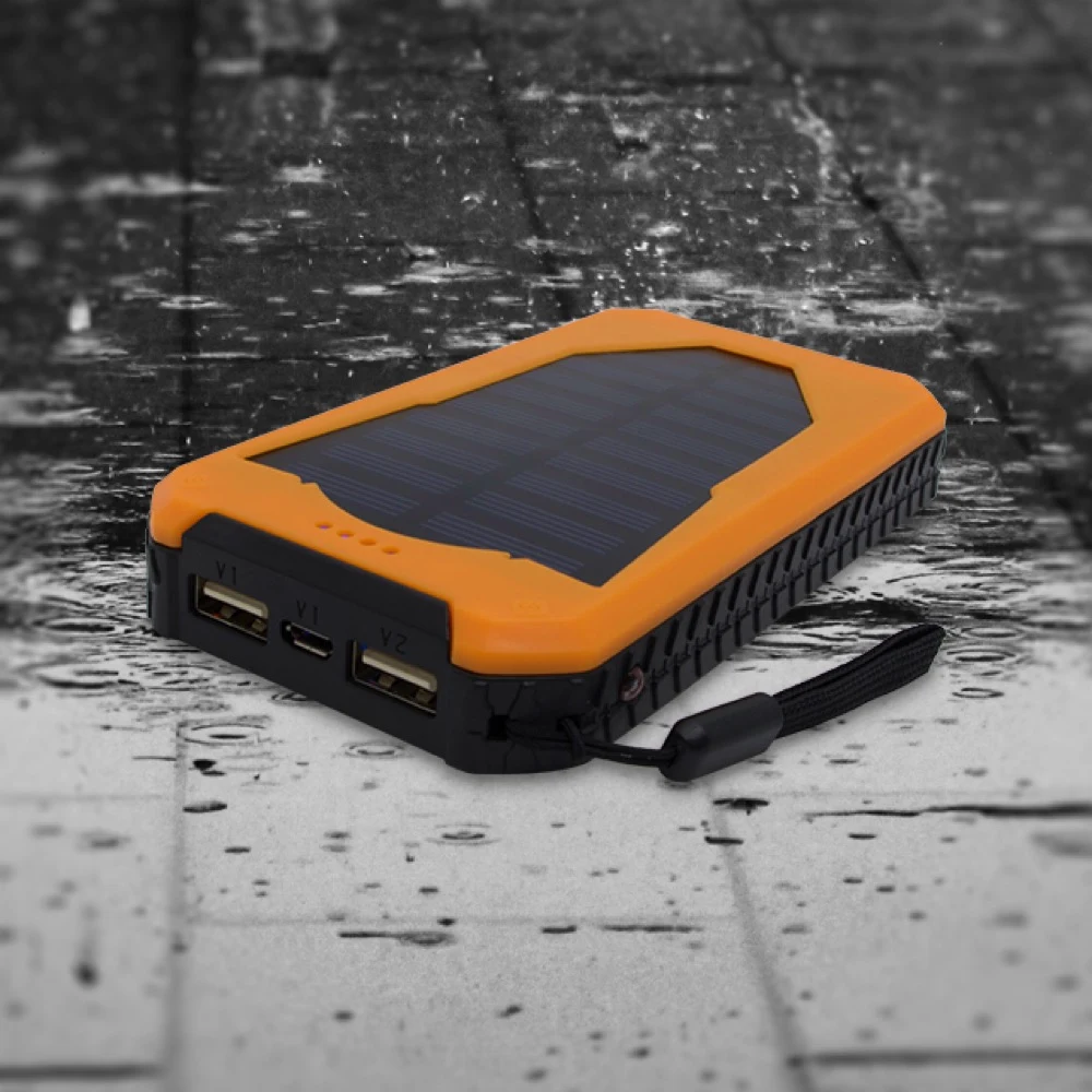 Solar Sport 8,000 Mah Waterproof charger/flashlight 1