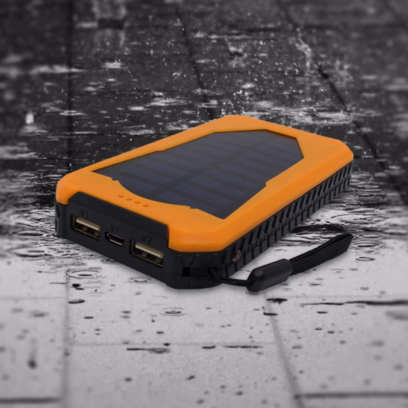 Solar Sport 8,000 Mah Waterproof charger/flashlight