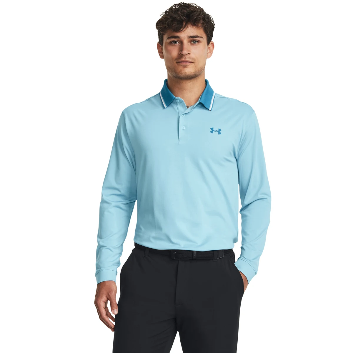 UA Playoff 3.0 Men's Long Sleeve Polo 1