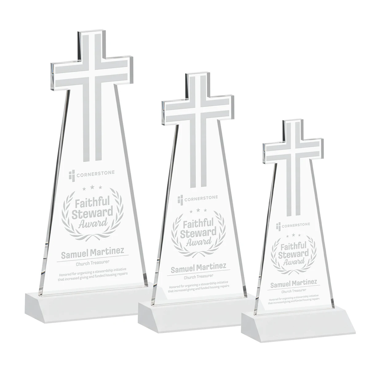 Cross Award - White 1