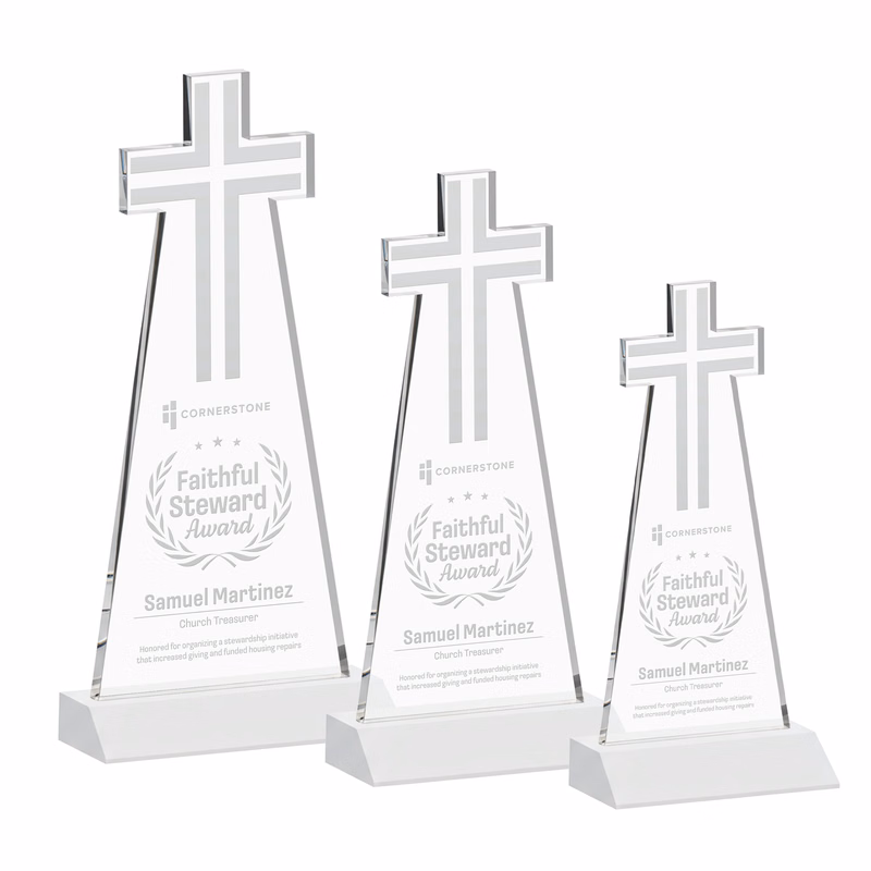 Cross Award - White