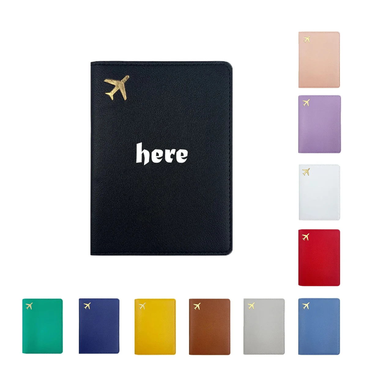 PU Leather Passport Holder Card Sleeve 1