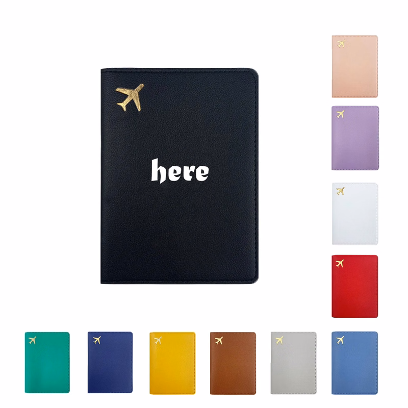 PU Leather Passport Holder Card Sleeve
