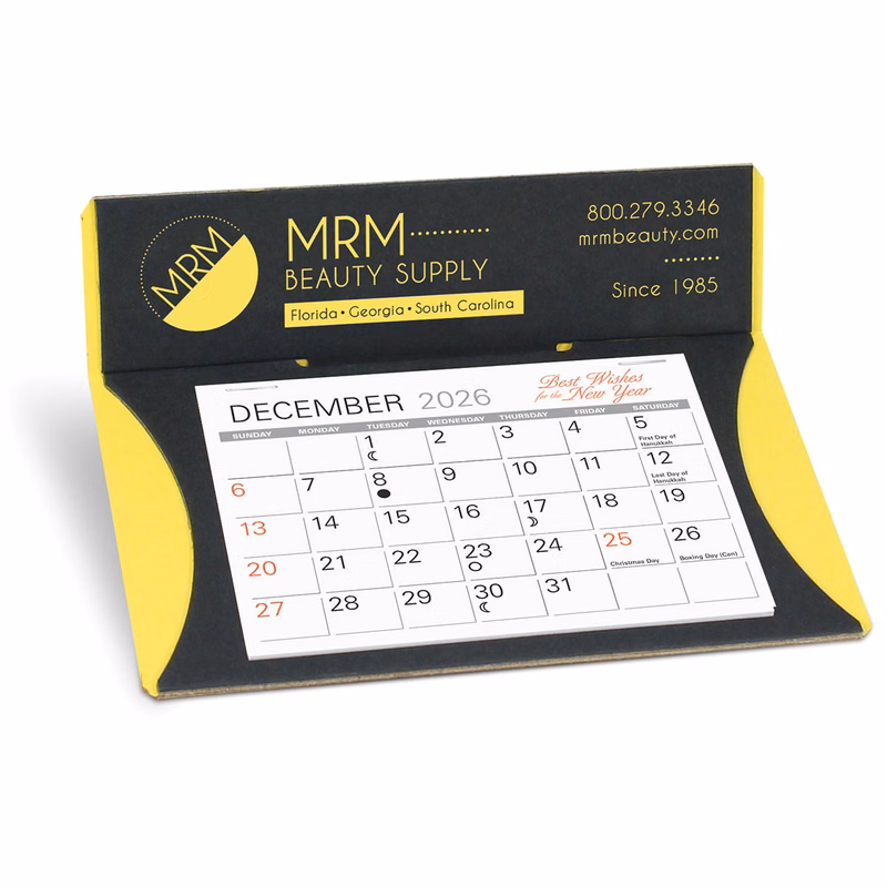 Crescent Desk Calendar