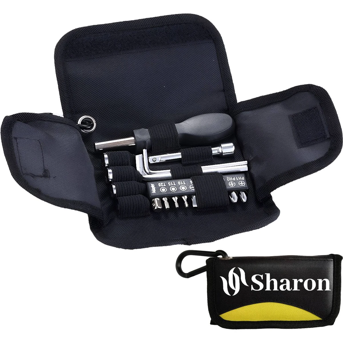 19PCS Screwdriver Tool Set w/ Pouch 1