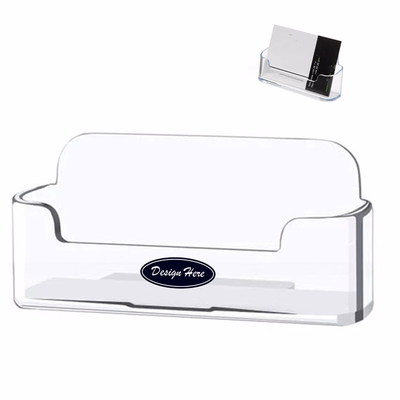 Clear Plastic Business Card Holder for Desktops