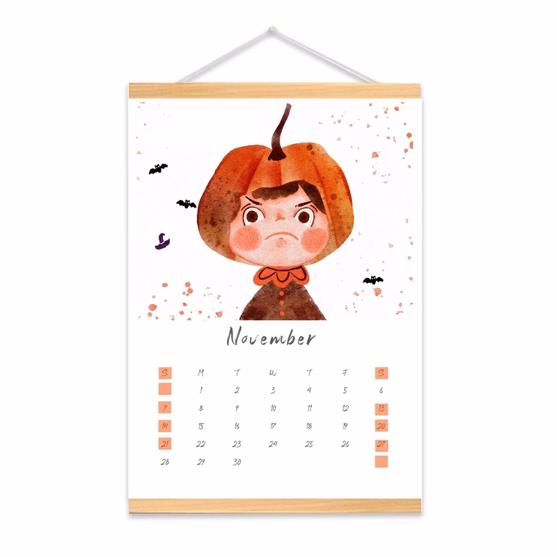 Hanging Calendar Gift Set MOQ 10PCS