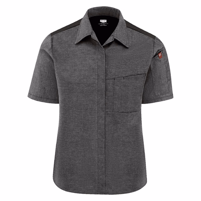 Women's Poplin Airflow Cook Shirt with OilBlok - 501W