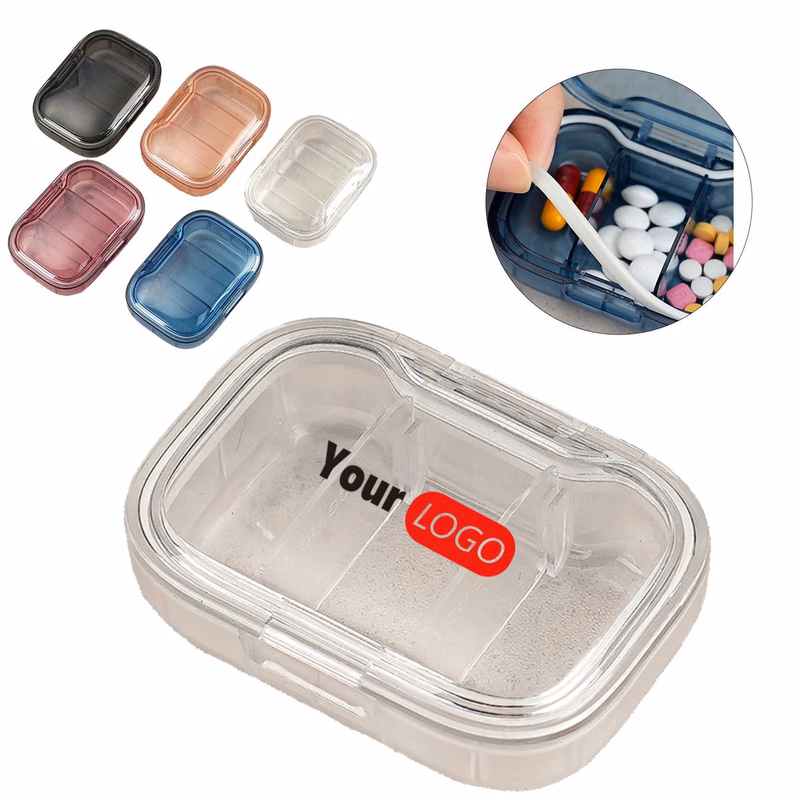 Mini 3 Compartment Pill Case