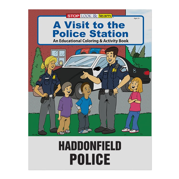 A Visit to the Police Station Coloring Book 1
