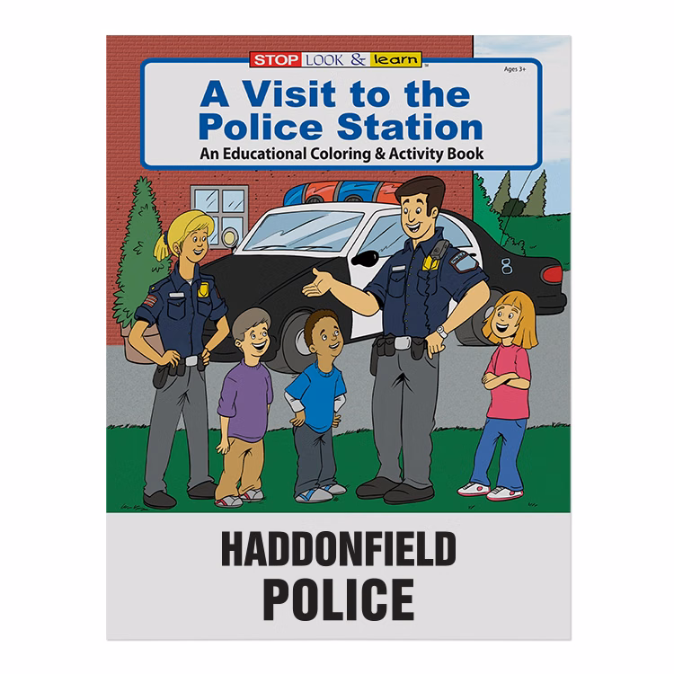 A Visit to the Police Station Coloring Book