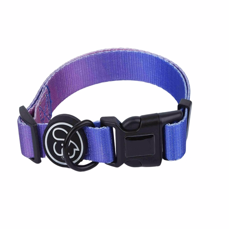Zinc Alloy D Buckle Nylon Pet Collar - Large