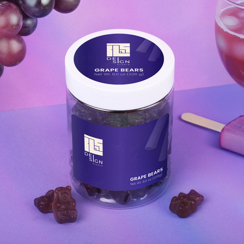Albanese® Grape Gummi Bears: Large Jar