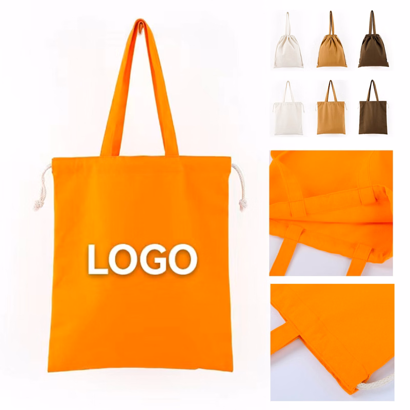 Portable Cotton Drawstring Bag