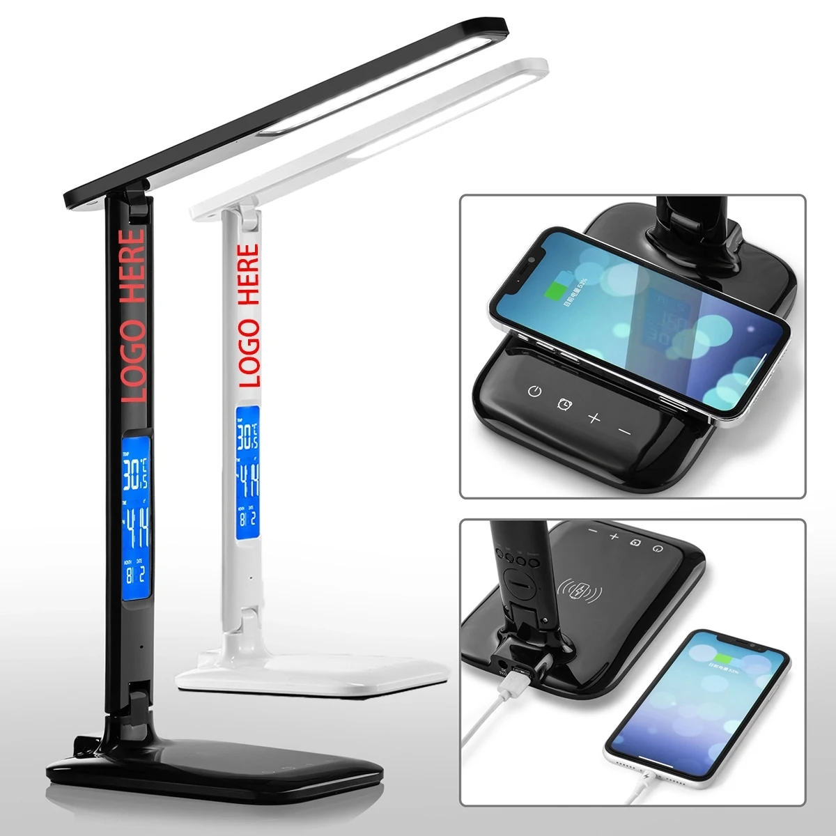 Led Desk Lamp With Wireless Charger 1