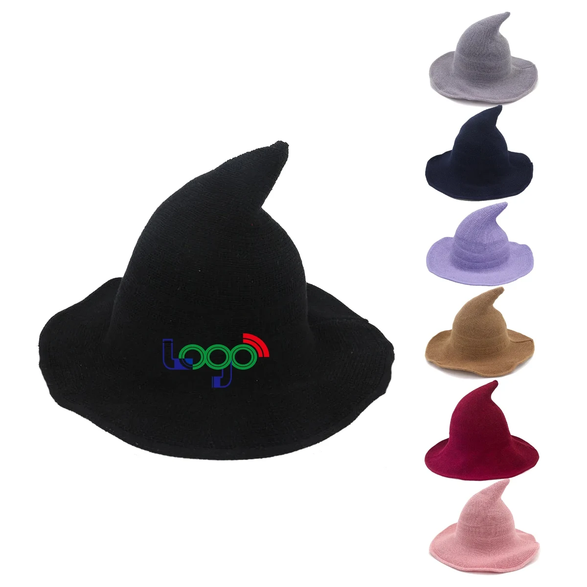 Chic Foldable Witch Hat Versatile Cosplay Halloween Wizerd 1