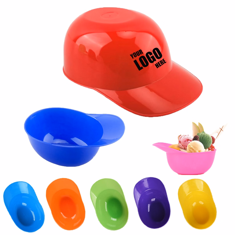 8oz Baseball Helmet Ice Cream Bowl