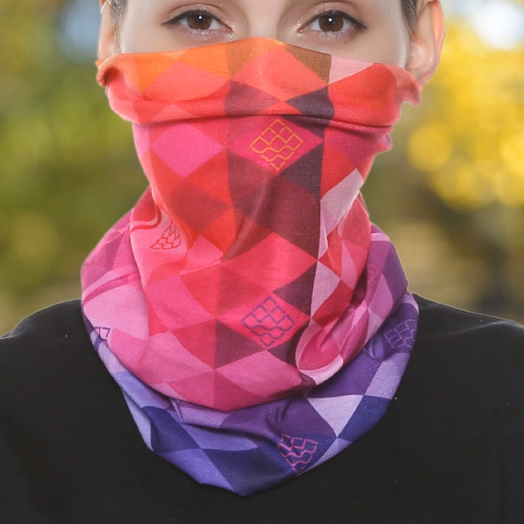 Dye Sub Neck Gaiter Face Shield
