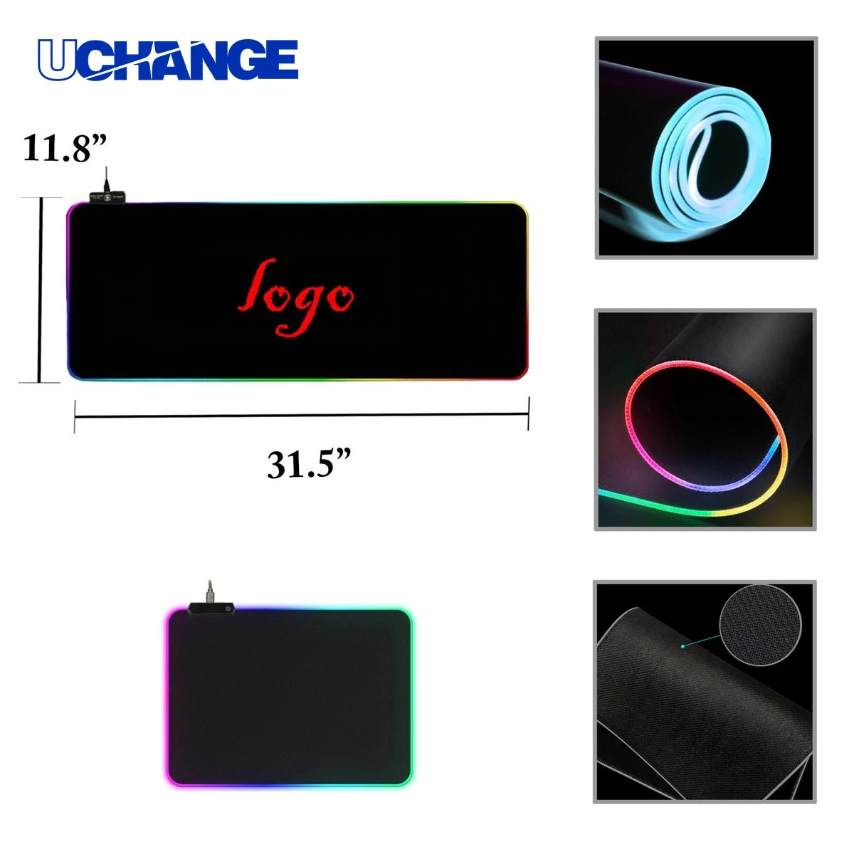 RGB LED Gaming Mouse Pad Mat 1