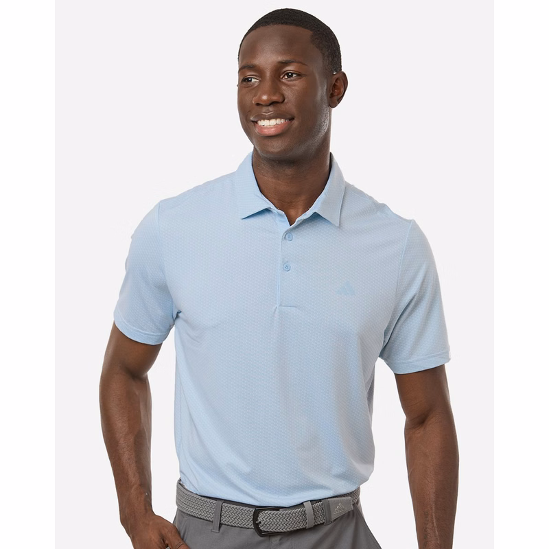Men's Performance Textured Polo - A2024